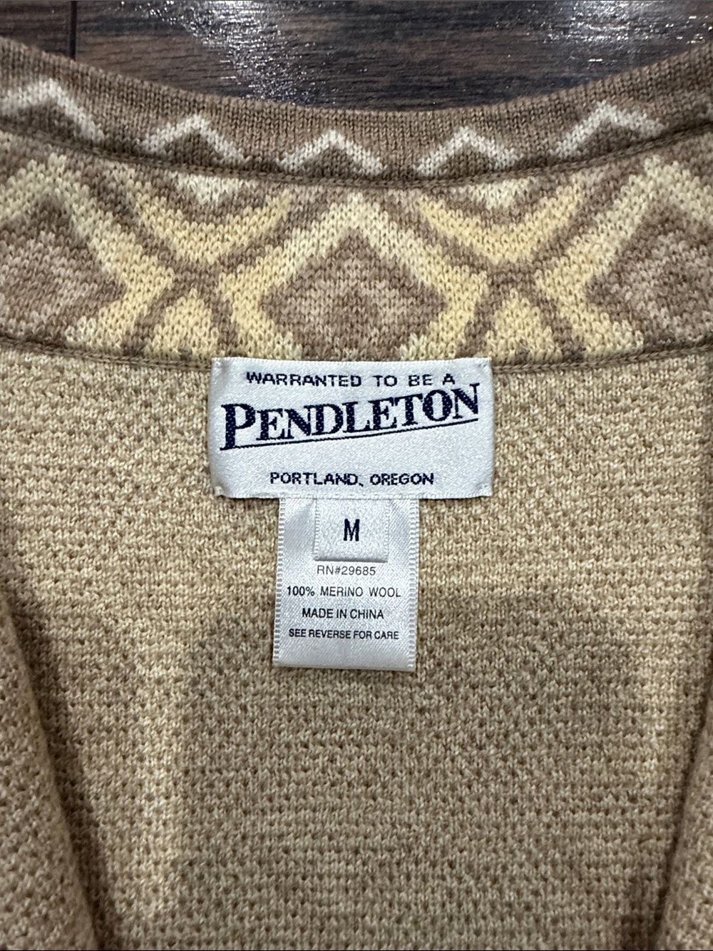 Pendleton Zip Sweater - Picture 2 of 4